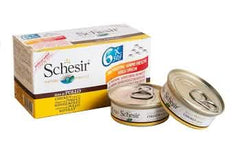 Schesir cat filetti pollo al naturale e riso multipack 6x50 g