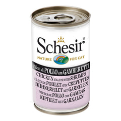 Schesir cat filetti di pollo con gamberetti 140 g