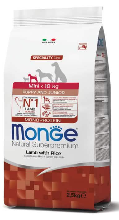 Monge mini puppy agnello & riso 800 g