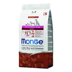 Monge extra small adult agnello riso & patate 2500 g