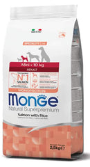 Monge mini adult salmone & riso 2500 g