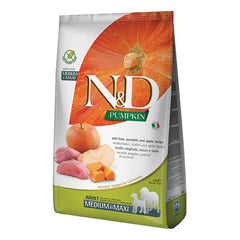 N&d gf pumpkin boar&apple adult medium&maxi 12 kg