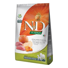 N&d gf pumpkin boar&apple adult medium&maxi 12 kg
