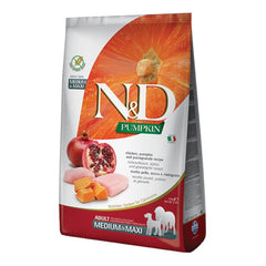N&d gf pumpkin chic&pomegranate adult medium&maxi 12 kg