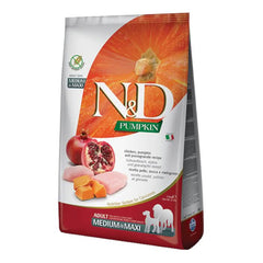 N&d gf pumpkin chic&pomegranate adult medium&maxi 12 kg