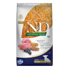 N&d low grain dog lamb & blueberry puppy mini 2,5 kg