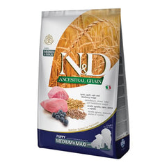 N&d low grain dog lamb & blueberry puppy medium-maxi 12 kg