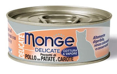 Monge Natural Quality Gatto Monge Delicate Pezzetti di Pollo con Patate e Carote 80 g