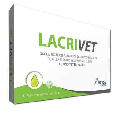 Lacrivet gocce oculari strip 10 flaconcini 0,5 ml - Scodinzolando