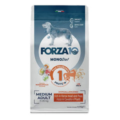 Forza10 medium diet low grain cavallo-piselli 12 kg crocchette per cani