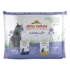 Pfc daily functional cat 70 multimulti pack sensitive con pesce e sensitive con pollame 6 x 11 g
