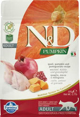 N&d pumpkin feline quail pumpkin and pomegranate adult 300 g