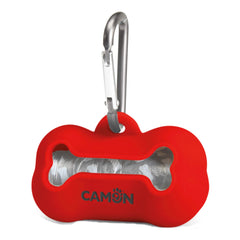 Dispenser silicone c/1x20 sacchetti rosso