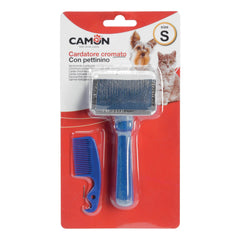 Cardatore cromato con pettinino s