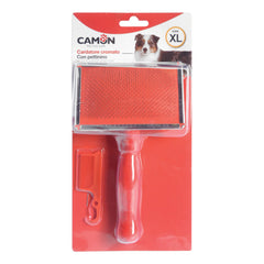 Cardatore cromato con pettinino xl