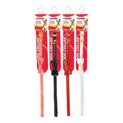 Collare in similpelle fiocco 10 x 280 mm