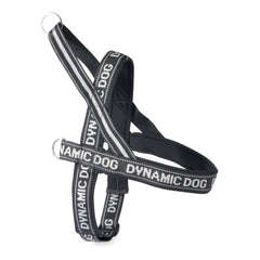 Pettorina in neoprene dynamic nera 45 mm