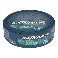 Alimento Completo Catnivor Coniglio 80g