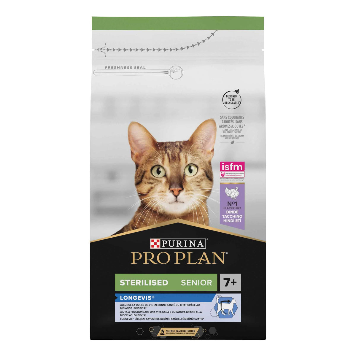 Pro plan dc sterilised senior 7+ longevis tacchino 1,5 kg