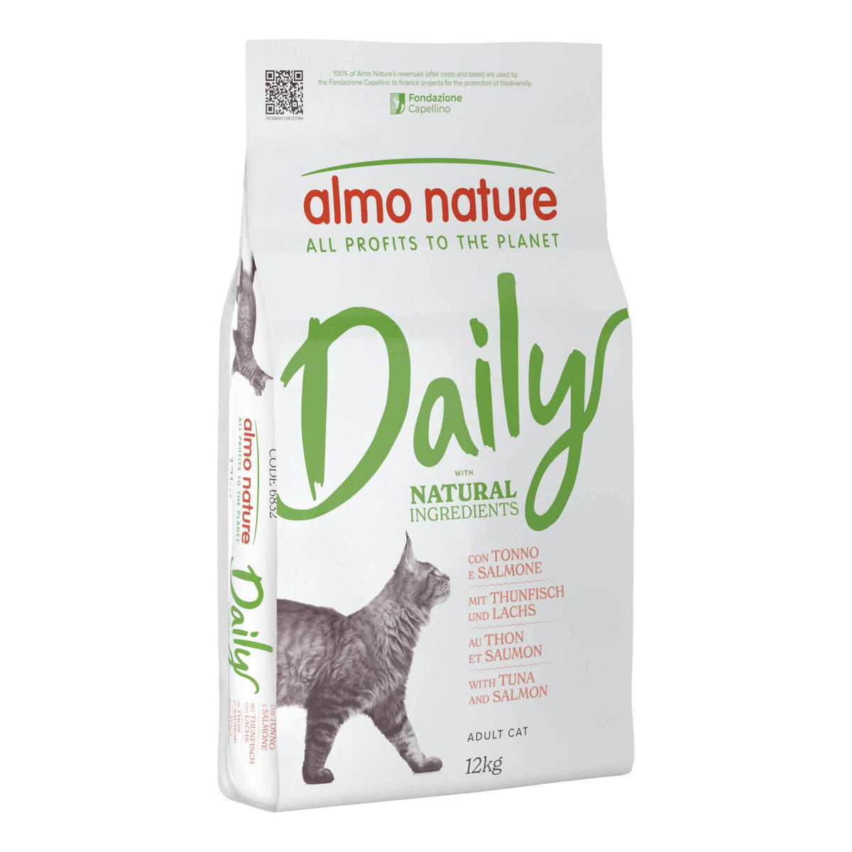 Holistic cat dry maintenance tonno/salmone 12 kg