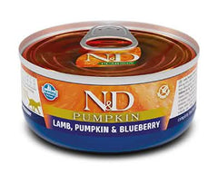 N&D Cat: Cibo Umido Agnello, Zucca e Mirtillo - 80 g