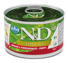 N&d dog prime chicken & pomegranate puppy 140 g