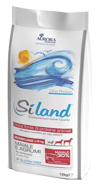 Siland adult medium/large maiale/agrumi 12 kg - Scodinzolando