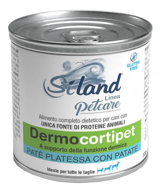 Siland dermocortipet umido cane platessa/patata 300 g