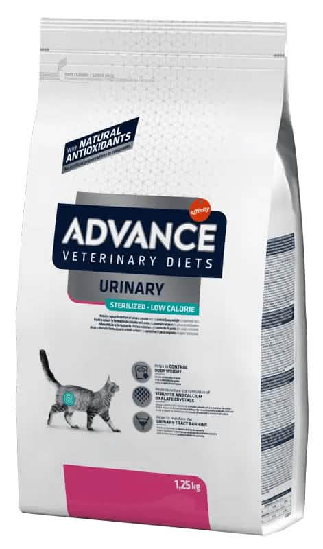 Advance Diet Cat Urinary Steilized Low Calorie 1,25kg