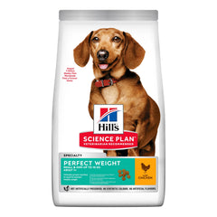Science plan canine adult perfect weight small & mini chicken 1,5 kg