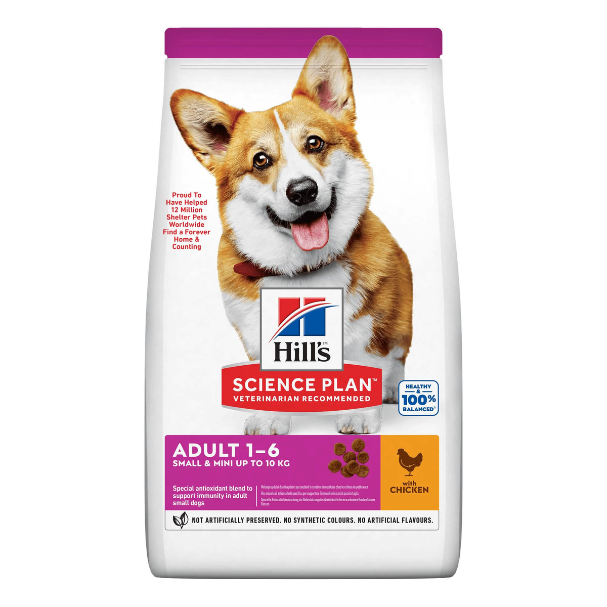 Science plan canine adult small & mini chicken 6 kg