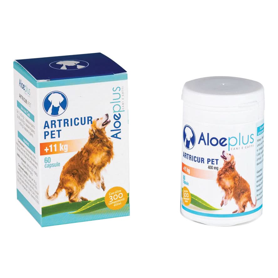 Aloeplus artricur pet cani +11 kg 27 g 60 capsule - Scodinzolando
