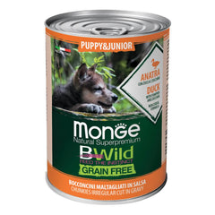 Monge grain free junior anatra con zucca e zucchine 400 g