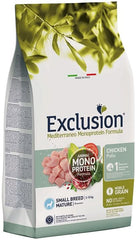 Exclusion mediterraneo monoprotein noble grain mature chicken small 2kg