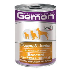 Gemon junior bocconi pollo tacchino 415 g