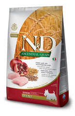 N&d dog ancestral chicken&pomegranate senior mini 2,5 kg
