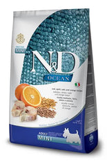 N&d ocean ancestral dog codfish&orange adult mini 7 kg