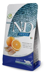 N&d ocean cat herring&orange adult 300 g