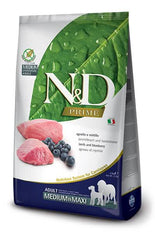N&d prime dog lamb&blueberry adult medium maxi 12 kg