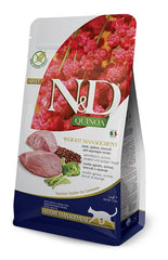 N&d cat quinoa weight management lamb adult 5 kg