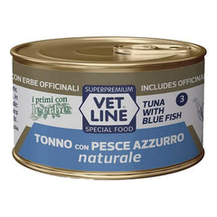 Vet line per gatto tonno naturale+pesce azzurro 70 g