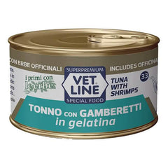 Vet line gatto tonno/gamberi gelatina 70 g
