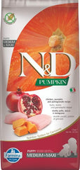 N&d pumpkin dog pollo e melograno puppy medium/max 12 kg