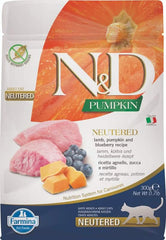 N&d pumpkin cat agnello e mirtillo ad neutered 300 g
