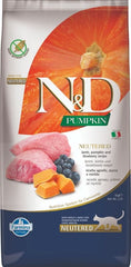 N&d pumpkin cat agnello e mirtillo ad neutered 5 kg