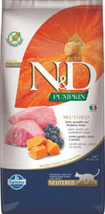 N&d pumpkin cat agnello e mirtillo ad neutered 5 kg