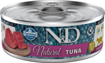 N&d cat natural tuna 80 g