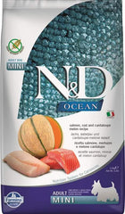 N&d ocean dog salmone merluzzo cantalopo adult mini g 800
