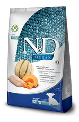 N&D Ocean Dog Merluzzo, Zucca e Melone Cantalupo per Cuccioli Mini - 2,5 kg