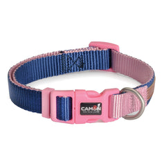 Collare regolabile doublepremium blu/rosa 20x360 480 mm